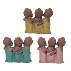 Signes Grimalt By Sigris - Figuras Decorativas | Budas Decorativos - Figuras de Budas, Pack de 3 - 13x5x13 cm