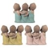 Signes Grimalt By Sigris - Figuras Decorativas | Budas Decorativos - Figuras de Budas, Pack de 3 - 13x5x13 cm