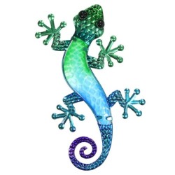 ORIGEN Home Decor - Adorno Pared Lagarto  Adorno Pared | Jardin Azul - 30x0x0 cm