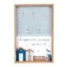 ORIGEN Home Decor - Llavero beach  Adorno Pared | Cuelgallaves Marrón - 30x3x20 cm