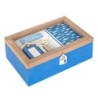 ORIGEN Home Decor - Organizador Té Beach  Cocina | Te Azul - 8x16x24 cm