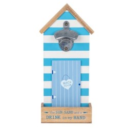 ORIGEN Home Decor - Abridor botellas beach house  Cocina | Abrebotellas Azul - 30x5x14 cm