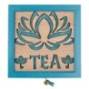 ORIGEN Home Decor - Organizador Té Tea  Cocina | Te Azul - 8x24x24 cm