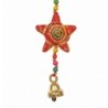 ORIGEN Home Decor - Colgante Estrella-Luna Pack 6 Unidades Decoracion | Colgantes Multicolor - 90x6x3 cm