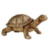 ORIGEN Home Decor - Figura Tortuga  Figuras | Animales Dorado - 12x18x26 cm