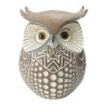 ORIGEN Home Decor - Figura Búho  Figuras | Buhos Gris - 20x12x15 cm