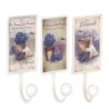 ORIGEN Home Decor - Percha Lavanda Pack 3 Unidades Adorno Pared | Percheros Lila - 18x6x7 cm