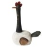 ORIGEN Home Decor - Figura Gallina  Figuras | Animales Blanco - 22x8x14 cm