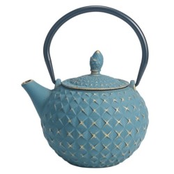 ORIGEN Home Decor - Tetera  Cocina | Te Azul - 16x13x16 cm