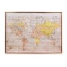 ORIGEN Home Decor - Cuadro Mundo  Adorno Pared | Cuadros Marrón - 53x3x73 cm