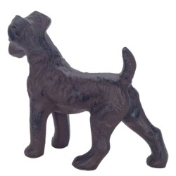 ORIGEN Home Decor Figura Perrro Animales | Figura de Perro Negro - 16x20x7cm