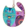 ORIGEN Home Decor Colgante gato surtido 4 U Colgantes | Colgante Multicolor - 11x9x1cm