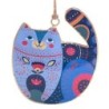 ORIGEN Home Decor Colgante gato surtido 4 U Colgantes | Colgante Multicolor - 11x9x1cm