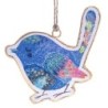 ORIGEN Home Decor Colgante pajaro 4 U Colgantes | Colgante Multicolor - 9x10x1cm