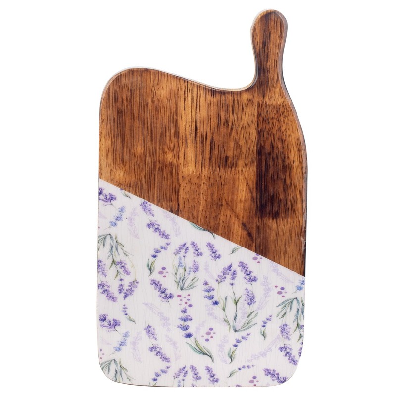 ORIGEN Home Decor Tabla de cortar lavanda Cajas Y Bandejas | Tabla Marrón Rectangular - 3x35x19cm