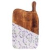 ORIGEN Home Decor Tabla de cortar lavanda Cajas Y Bandejas | Tabla Marrón Rectangular - 3x35x19cm