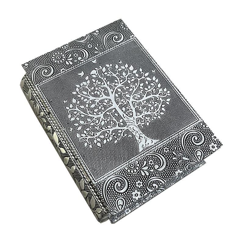 ORIGEN Home Decor Caja libro arbol de la vida Cajas Y Joyeros | Cajas de libro Blanco Rectangular - 5x15x11cm