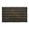 ORIGEN Home Decor Alfombra Alfombras | Alfombra de Entrada Negro Rectangular - 1x80x50cm