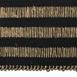 ORIGEN Home Decor Alfombra Alfombras | Alfombra de Entrada Negro Rectangular - 1x80x50cm