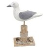 ORIGEN Home Decor - Adorno sobremesa gaviota  Figuras | Marinero Blanco - 25x8x20 cm