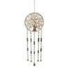 ORIGEN Home Decor Adorno Movil arbol de vida Colgantes Metal | Colgante de metal Dorado - 35x8x1cm