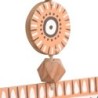 ORIGEN Home Decor Colgante de madera Colgantes | Colgante Naranja - 32x16x3cm