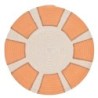 ORIGEN Home Decor Plato decoracion pared Cuadros | Cuadro Naranja Redondo - 30x30x1cm