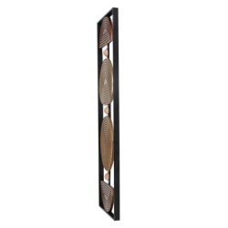 ORIGEN Home Decor Adorno pared madera Placas De Madera | Placa de Madera Multicolor Rectangular - 71x26x2cm