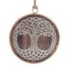 ORIGEN Home Decor Colgante arbol vida 4 U Colgantes | Colgante Multicolor - 8x8x1cm