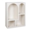 ORIGEN Home Decor Estanteria Mueble Auxiliar | Blanco - 80x60x24cm