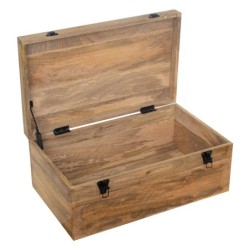 ORIGEN Home Decor Baúl Árbol Vida Cajas Y Joyeros | Caja Marrón - 27x66x40cm