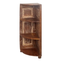 ORIGEN Home Decor Estanteria esquina Mueble Auxiliar | Estantería Marrón - 113x53x38cm