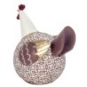 ORIGEN Home Decor Figura Gallina Animales | Figura de Gallina Multicolor - 20x17x13cm