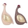 ORIGEN Home Decor Figura Gallina 2 U Animales | Figura de Gallina Multicolor - 23x14x10cm