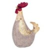 ORIGEN Home Decor Figura Gallina Animales | Figura de Gallina Beige - 27x17x10cm