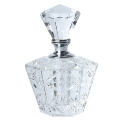 ORIGEN Home Decor Botella perfume Miniaturas | Botella Transparente - 12x8x8cm