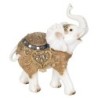 ORIGEN Home Decor Figura Elefante Africanas Y Elefantes | Figura de Elefante Blanco - 26x22x10cm