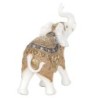 ORIGEN Home Decor Figura Elefante Africanas Y Elefantes | Figura de Elefante Blanco - 26x22x10cm