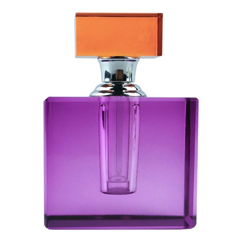 ORIGEN Home Decor Botella perfume Miniaturas | Botella Lila - 10x7x4cm