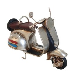 ORIGEN Home Decor Figura Scooter Vespa 3 U Vehiculos | Modelismo Vehículos Terrestres Multicolor - 12x17x8cm