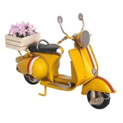 ORIGEN Home Decor Figura Scooter Vespa 2 U Vehiculos | Modelismo Vehículos Terrestres Multicolor - 12x18x8cm