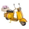 ORIGEN Home Decor Figura Scooter Vespa 2 U Vehiculos | Modelismo Vehículos Terrestres Multicolor - 12x18x8cm