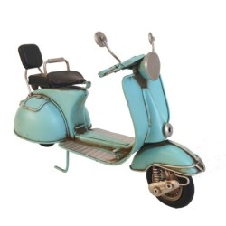 ORIGEN Home Decor Figura Scooter Vespa 2 U Vehiculos | Modelismo Vehículos Terrestres Multicolor - 17x26x11cm