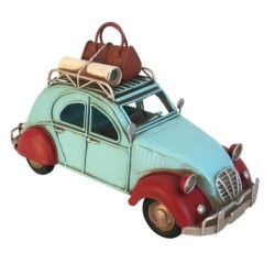 ORIGEN Home Decor Figura Coche 2 U Vehiculos | Modelismo Vehículos Terrestres Azul - 16x26x11cm