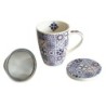 ORIGEN Home Decor Taza estampado 4 Uni. Mugs Y Vasos | Taza Lila - 12x12x10cm