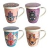 ORIGEN Home Decor Taza mano de fatima Mugs Y Vasos | Taza Multicolor - 12x12x10cm