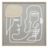 ORIGEN Home Decor Cuadro Abstracto Cuadros | Cuadro Gris Rectangular - 60x60x3cm