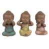 Signes Grimalt By Sigris - Figuras Decorativas | Budas Decorativos - Figuras de Budas, Pack de 3 - 10x5x5 cm