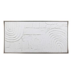 ORIGEN Home Decor Cuadro Abstracto Cuadros | Cuadro Blanco Rectangular - 60x120x4cm