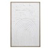 ORIGEN Home Decor Cuadro Abstracto Cuadros | Cuadro Blanco Rectangular - 90x60x4cm